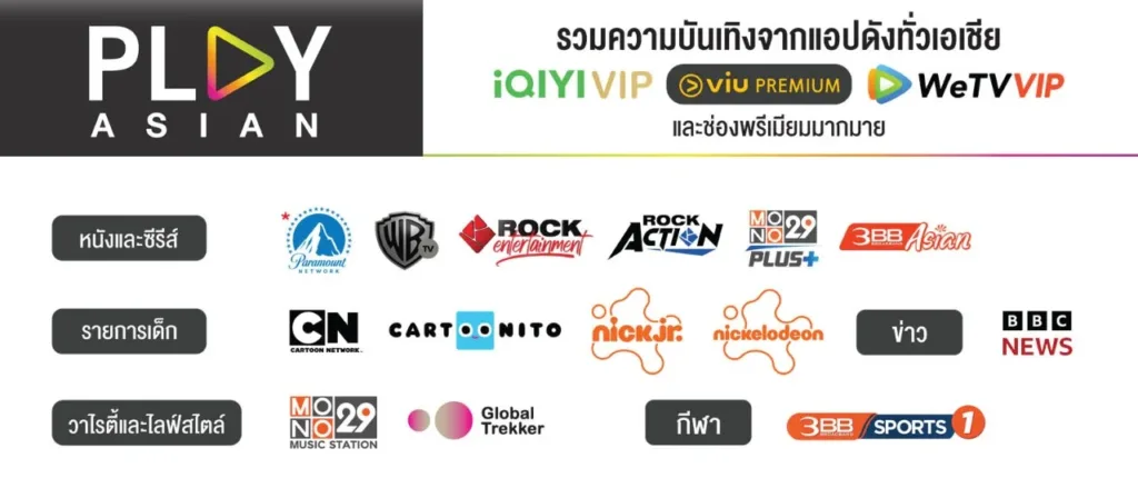 เน็ต ais play asian